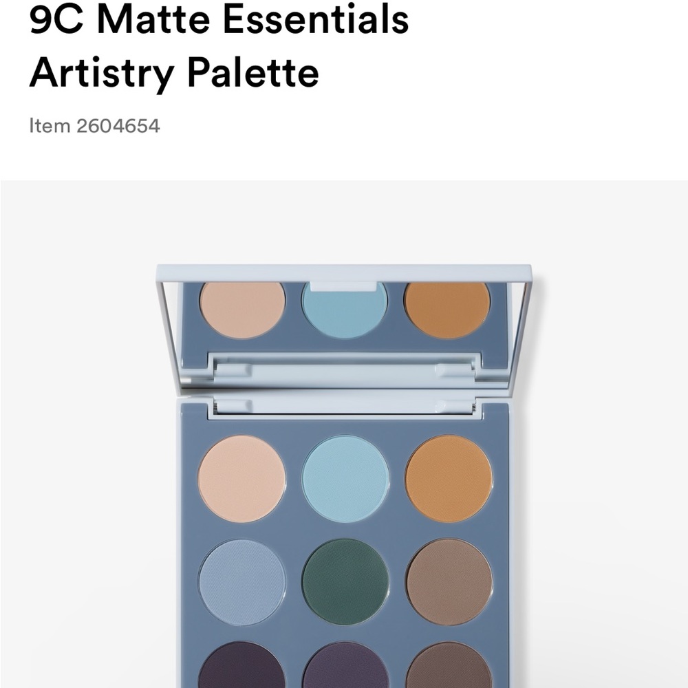 morphe 9c matte essentials artistry palette